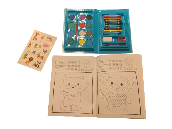 Activity Coloring Book and Art Kit Combo!