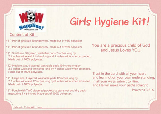 Girl's Hygiene Kit!